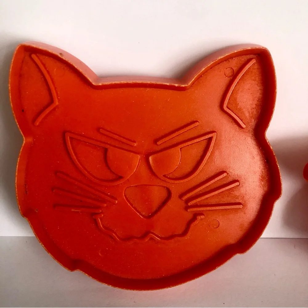 Witch and Cat Hallmark vintage cookie cutters Halloween Cut out cookies